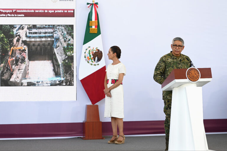Sheinbaum da por concluida emergencia por huracán John