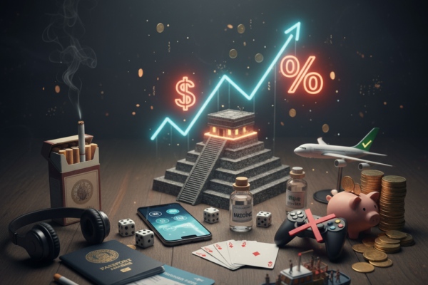 Estos son algunos de los impuestos que subirán el próximo año en México